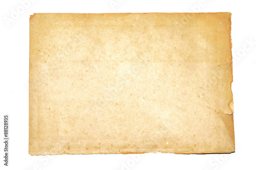 note paper isolate on white background