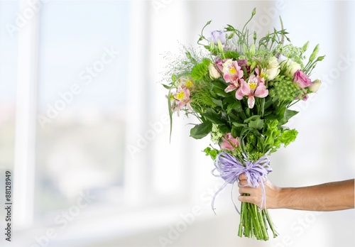 Flower  Human Hand  Bouquet.