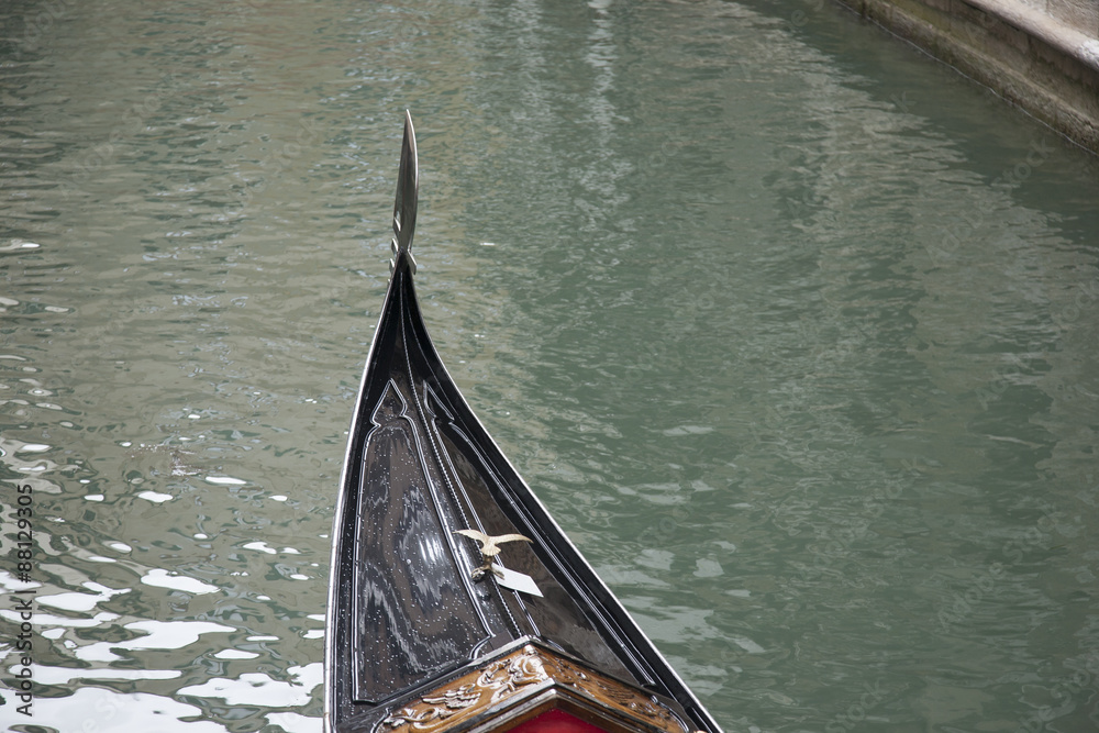 Traditional Venetian Gondola Boat, Venice