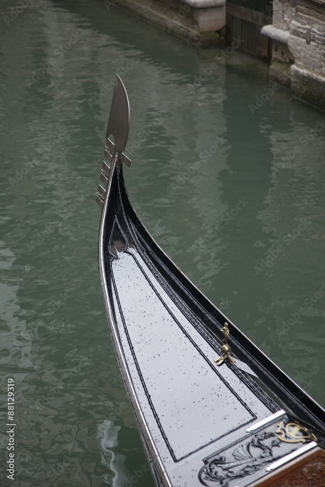 Traditional Venetian Gondola Boat, Venice;