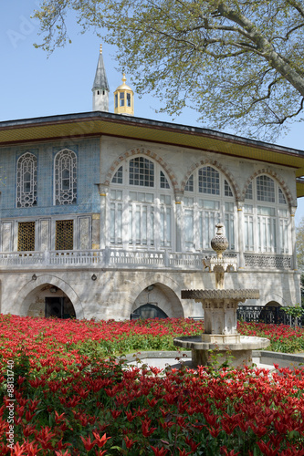 In the gardens of Topkapi Palace in Istanbul