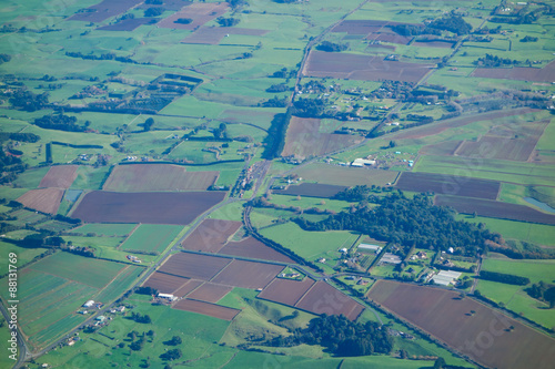 Aerial view of Taranaki