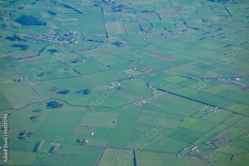 Aerial view of Taranaki