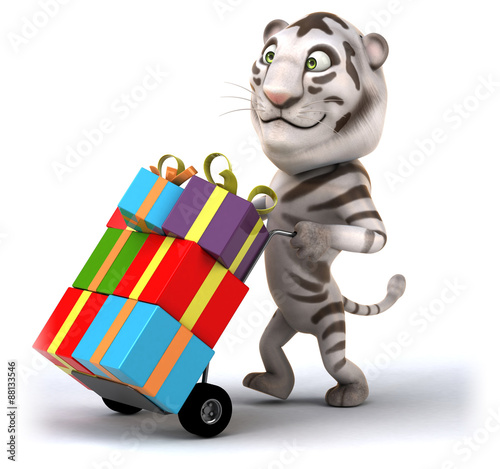 Fototapeta Naklejka Na Ścianę i Meble -  Fun tiger