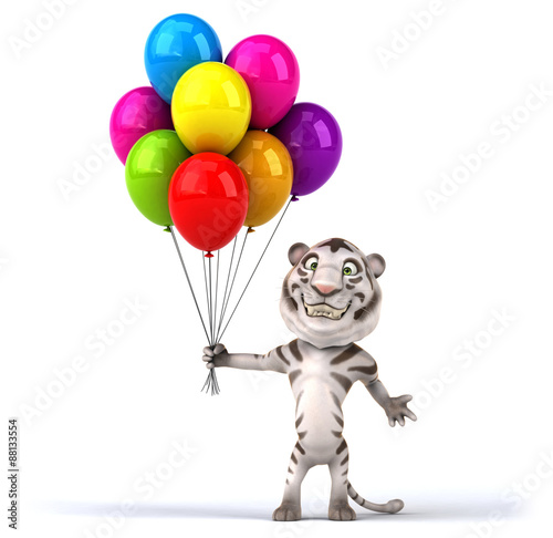 Fototapeta Naklejka Na Ścianę i Meble -  Fun tiger