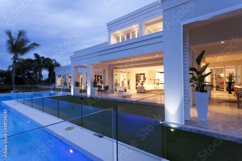 Beautiful villa with a pool © JRstock