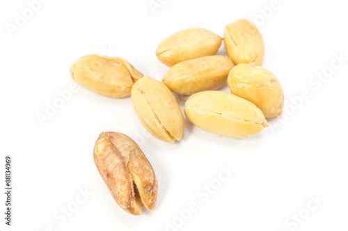 Peanuts is good for carbohydrases souce on isolated background.