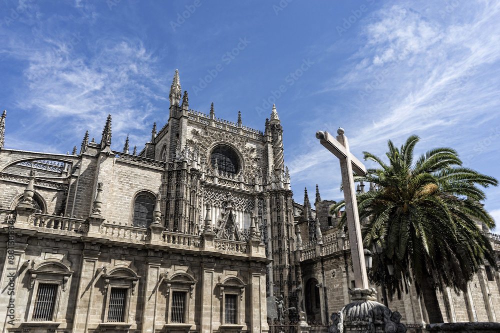 Santa iglesia catedral de Sevilla, España