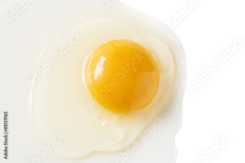 Raw egg.