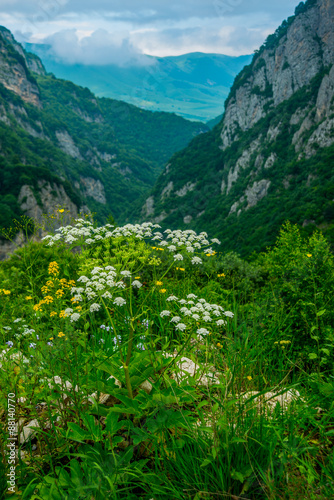 Mountains against the sky the summer.The Caucasus. .Russia. photo