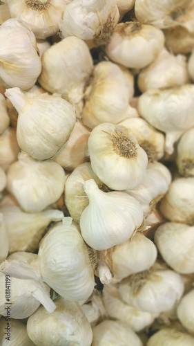 White Onions at a Produce Stand
