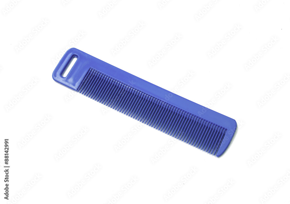 comb for hair; isolated on white comb for hair; isolated on white