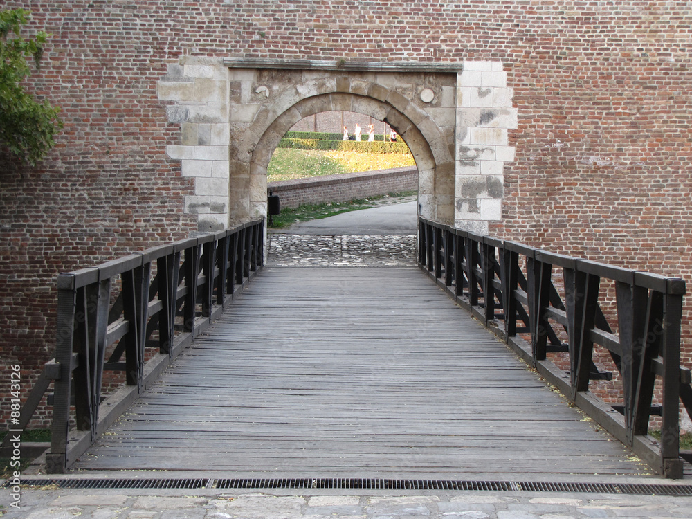 Obraz premium Kalemegdan gate in Belgrade on summer
