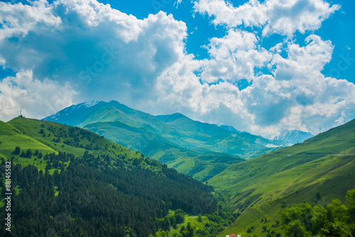 Mountains against the sky the summer.The Caucasus. .Russia. photo