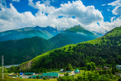 Mountains against the sky the summer.The Caucasus. .Russia. photo