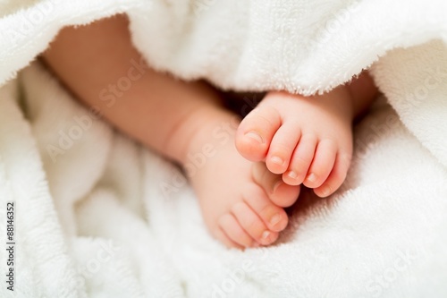 Baby, Newborn, Human Foot. © BillionPhotos.com