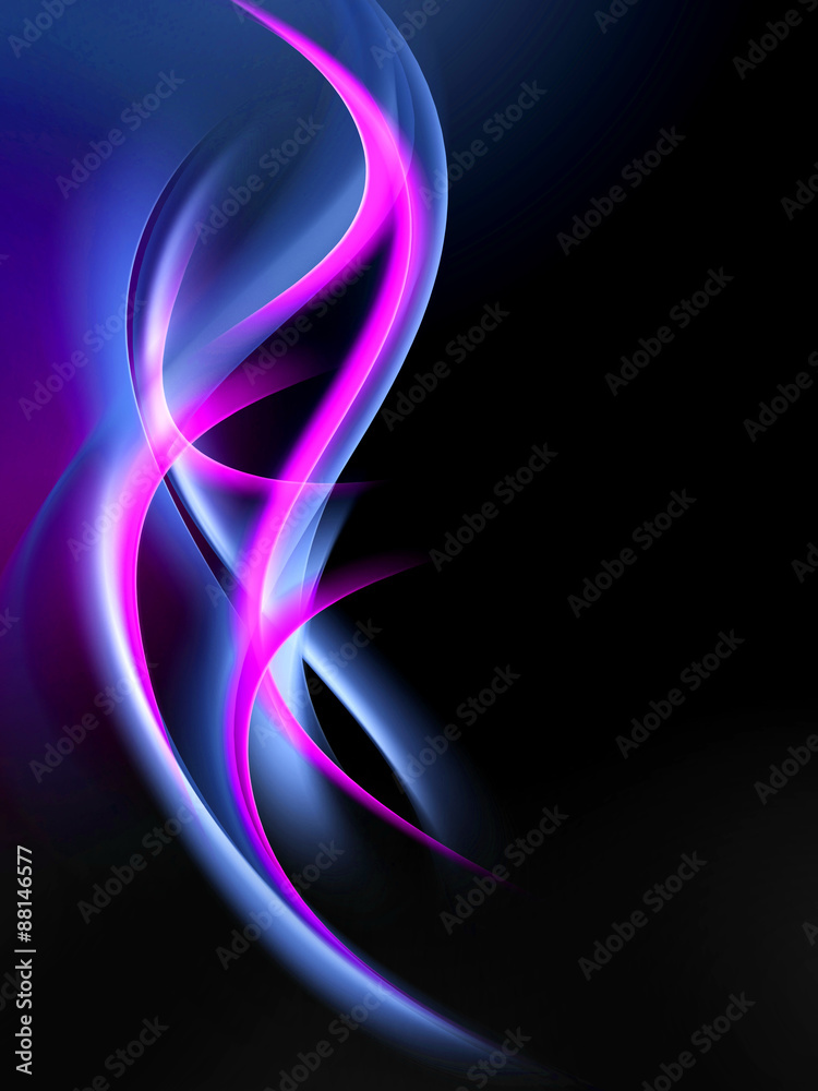 Obraz premium Abstract Waves Light Background