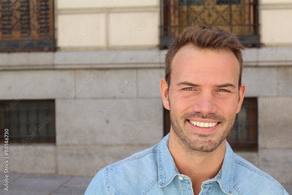 Man with the PERFECT SMILE. Man with the PERFECT SMILE.