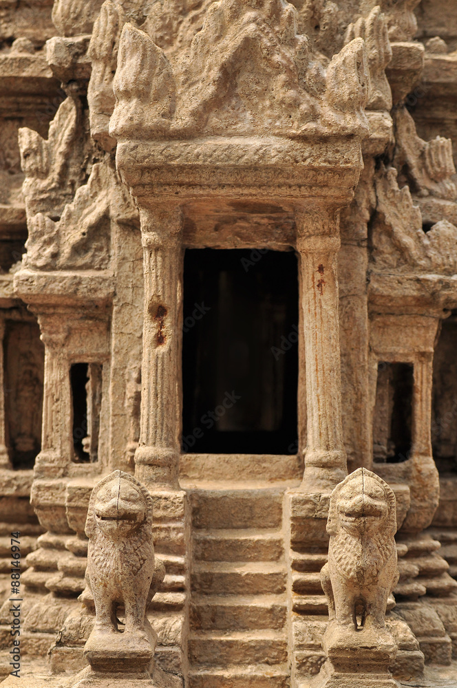 Fototapeta premium Model of Angkor Wat at Wat Phra Kaew in Bangkok, Thailand
