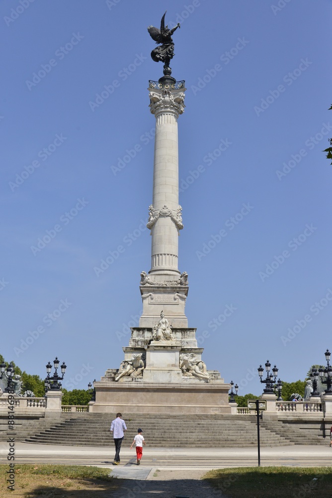 La colonne du Monument aux Girondins à Bordeaux 