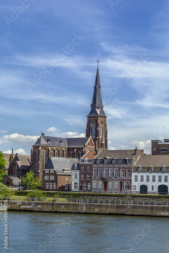 Embankment of Meuse river, Maastricht