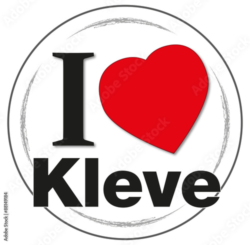 Stempel "I love Kleve"