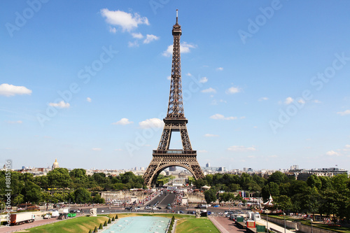 Eiffel tower, Paris France © whatafoto