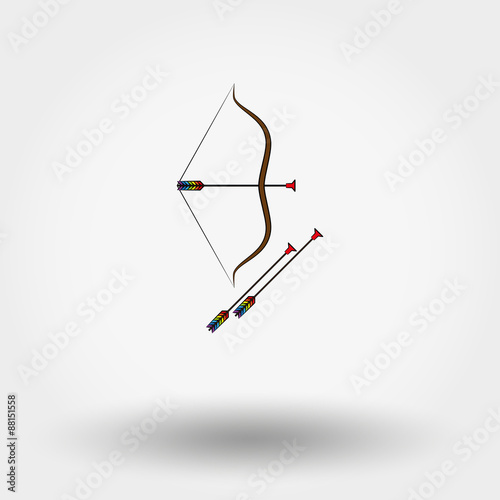 Bow and arrow toy.