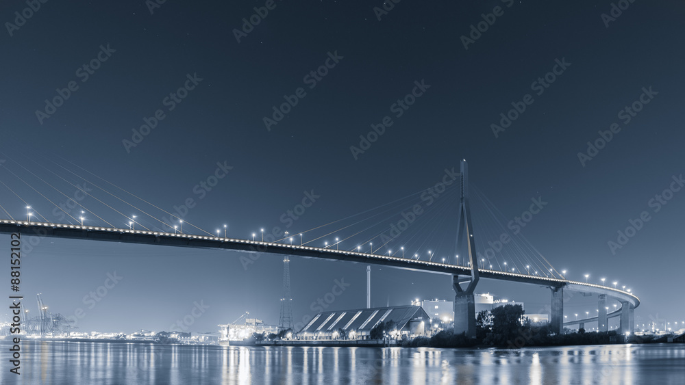 Fototapeta premium Hamburg Köhlbrandbrücke