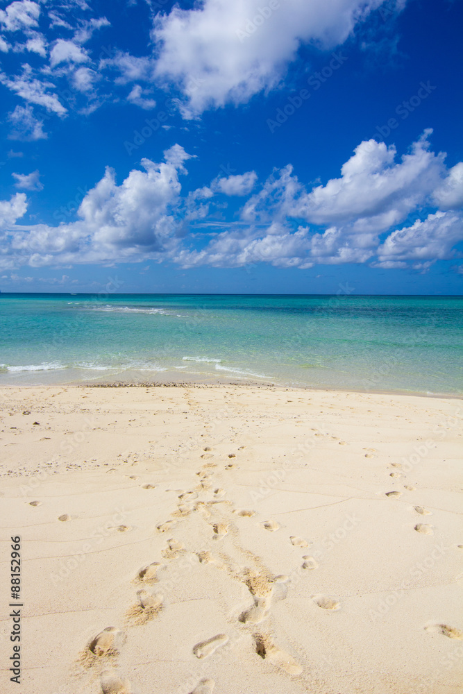 Fototapeta premium Ilot de sable blanc Mayotte