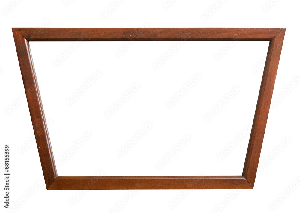 Old mirror frame isolated. Old mirror frame isolated.