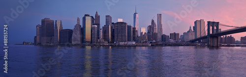 NYC Manhattan financial district at the morning © Onionastudio