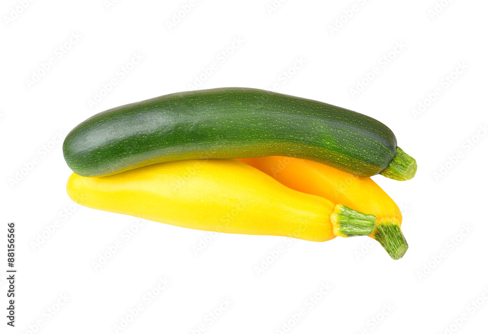 Vegetable marrow (zucchini), isolated on white background Vegetable marrow (zucchini), isolated on white background