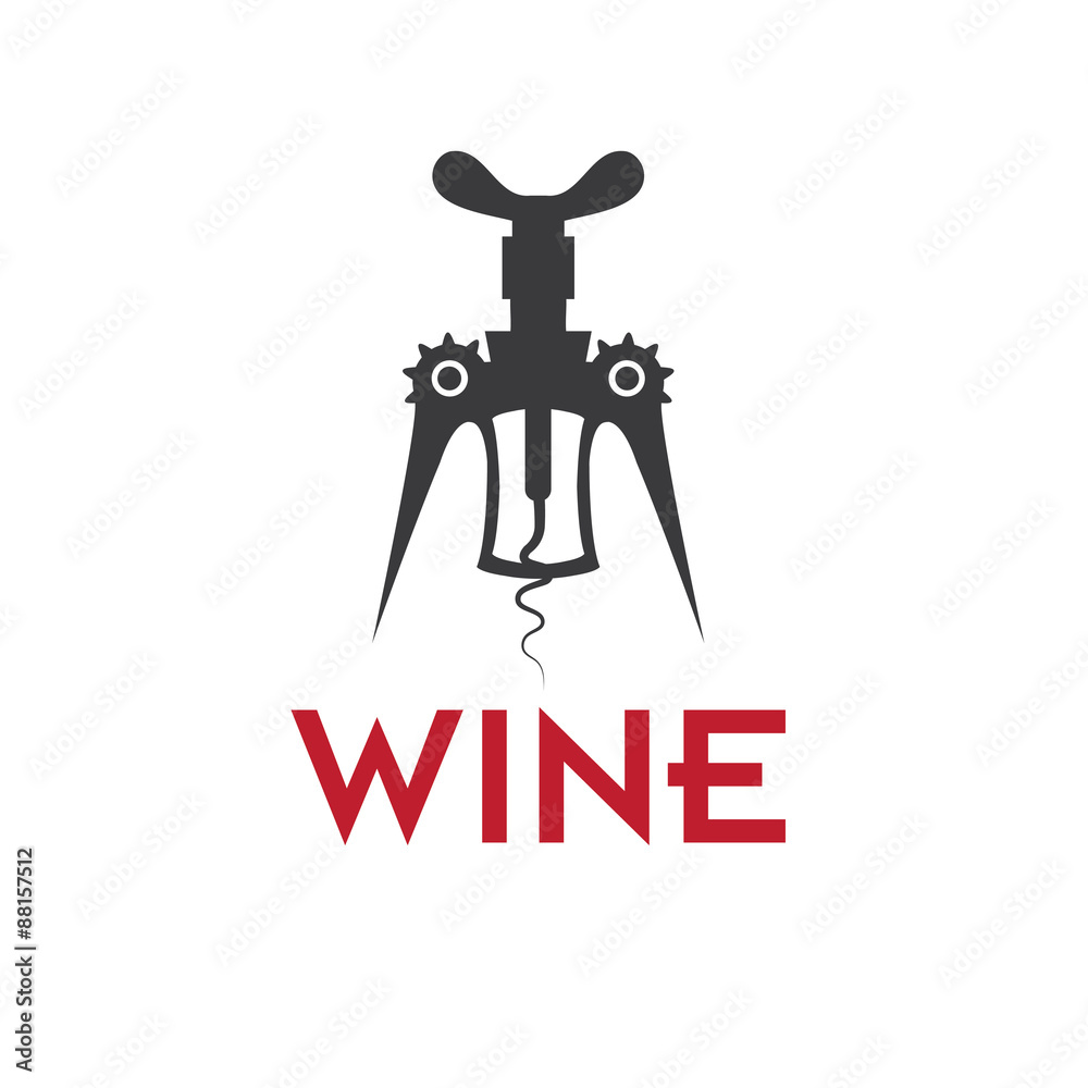 corkscrew vector design template corkscrew vector design template