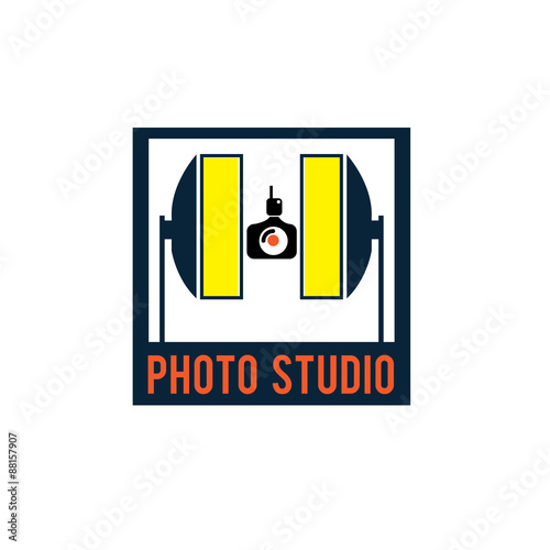 photo studio vector design template