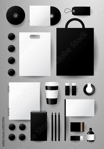 Abstract  business set. Corporate identity templates