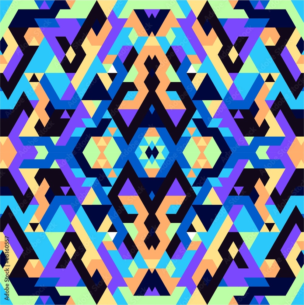 Geometric Colors Pattern