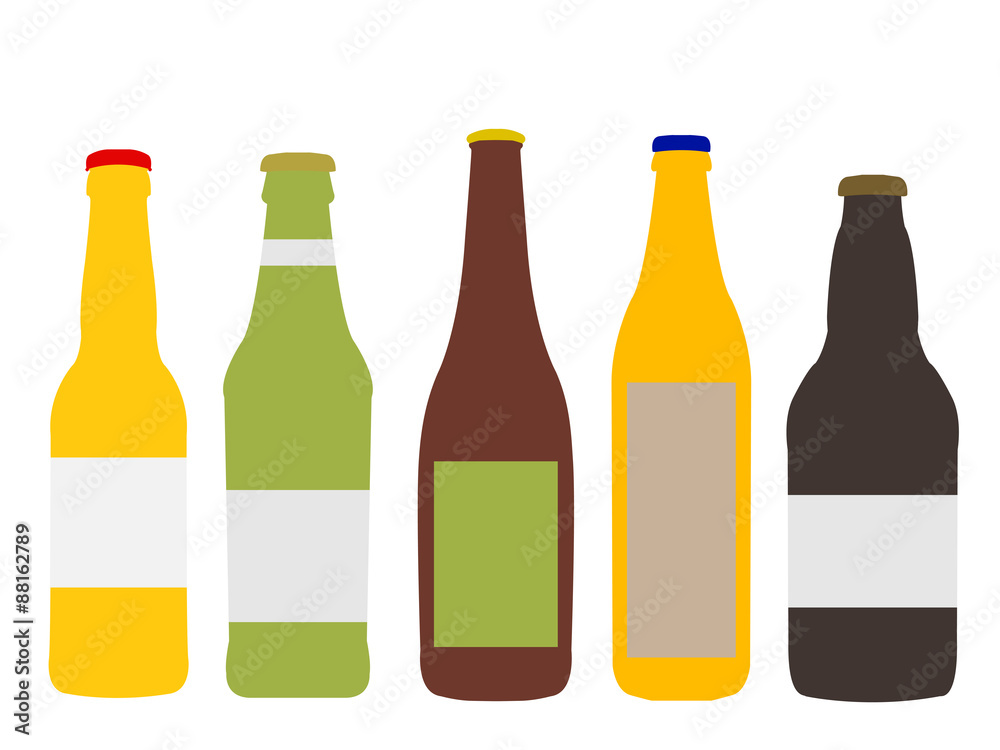 Different Kinds of Beer Bottles