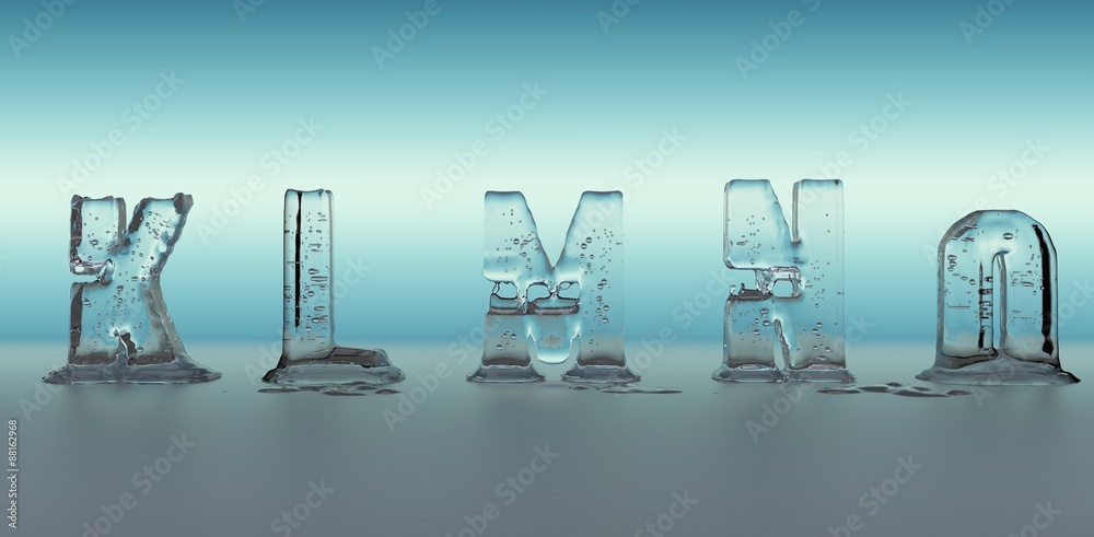 alphabet made of ice melting alphabet made of ice melting