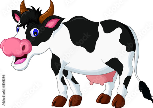 Cute Cow cartoon for you design