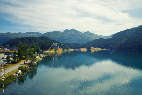 St Moritz lake