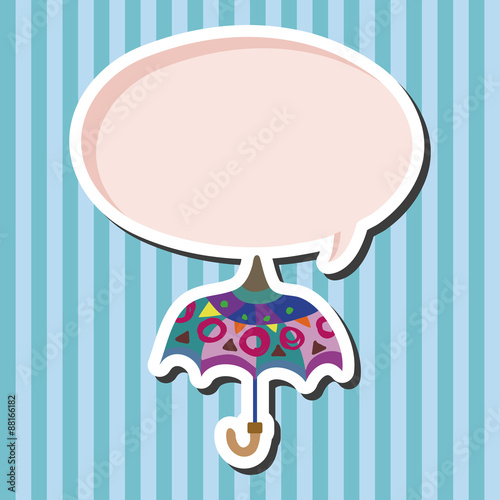 Umbrella theme elemets vector,eps