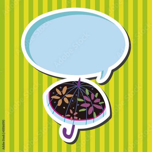 Umbrella theme elemets vector,eps