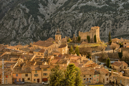 provence mountain village on saint paul de vence road