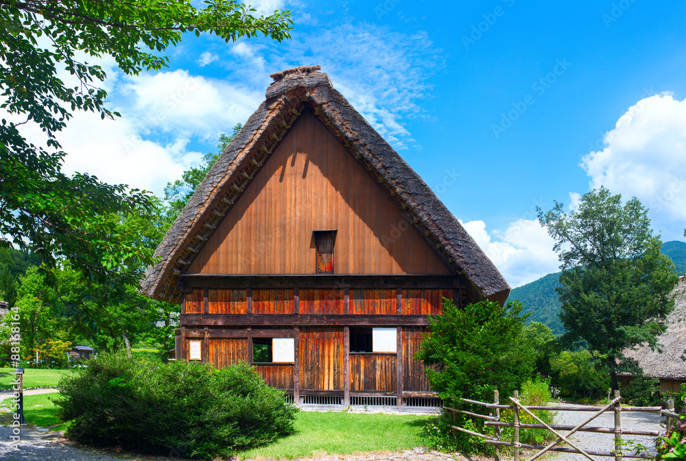 Village located in Gifu Prefecture, the site of Shirakawa-go. Japan Village located in Gifu Prefecture, the site of Shirakawa-go. Japan