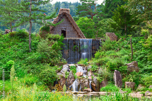 Village located in Gifu Prefecture,site of Shirakawa-go. Japan photo