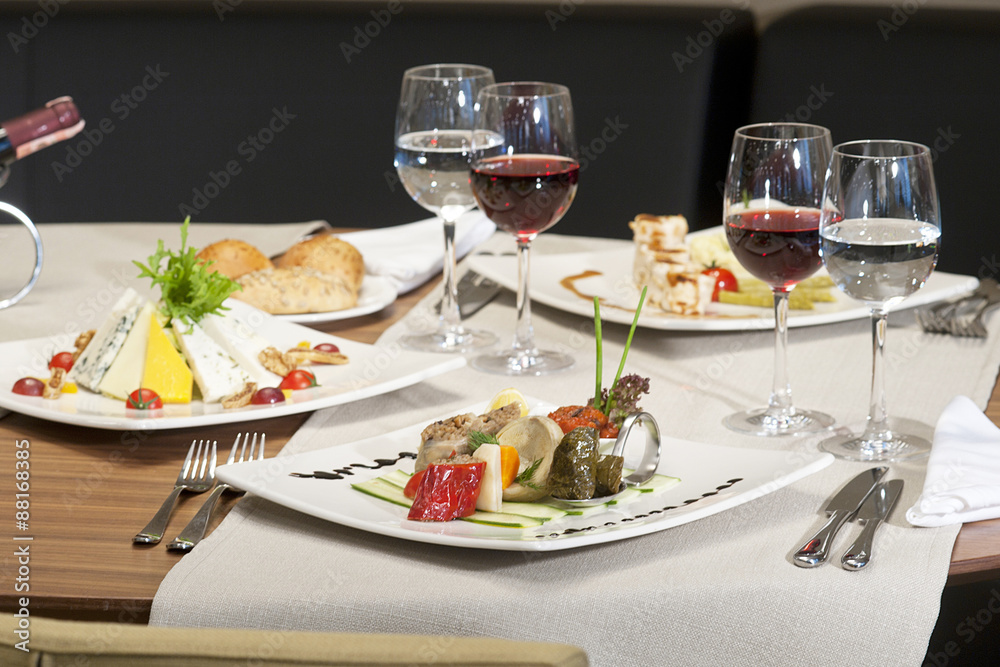 Grape leaves stuffed