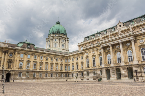 Royal palace or Buda castle in Budapest Hungary