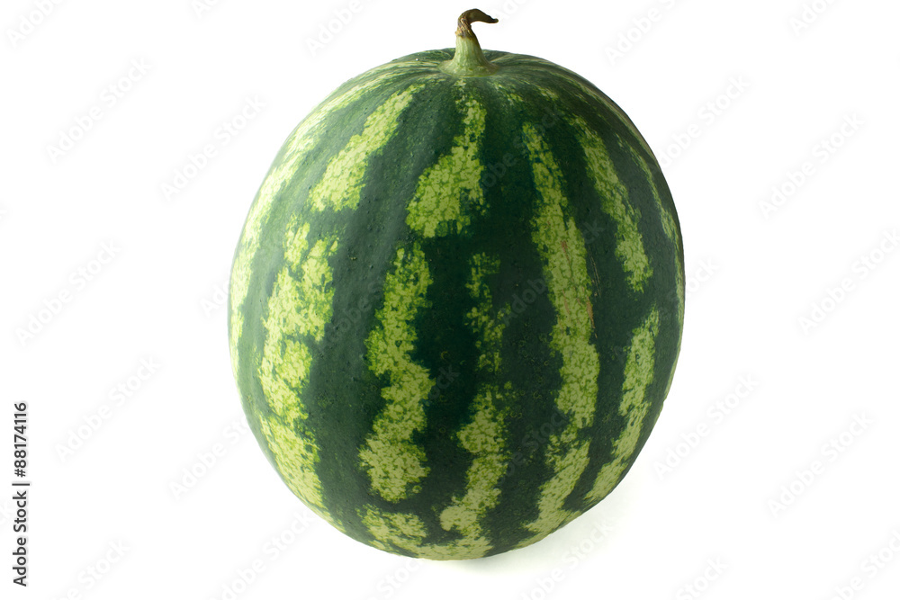 Ripe watermelon isolated on white with clipping path Ripe watermelon isolated on white with clipping path