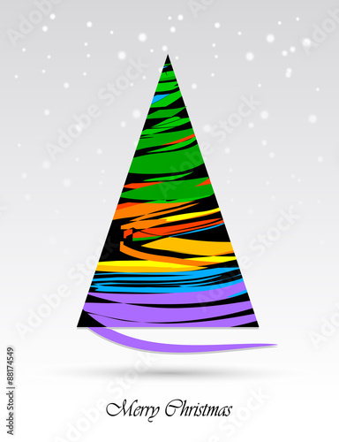 Colorful Tree Card